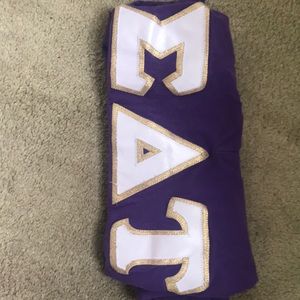 Purple sigma delta tau letters